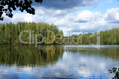 Landscape with lake