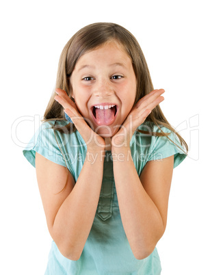 girl screaming