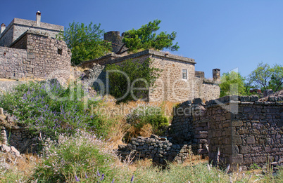 Historical Houses At Behramkale  / ASSOS  Turkey