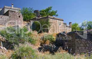 Historical Houses At Behramkale  / ASSOS  Turkey