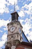Clock tower in chambery