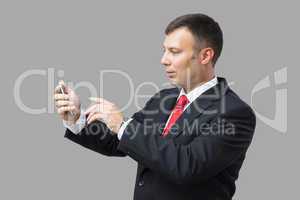 business man mobile phone