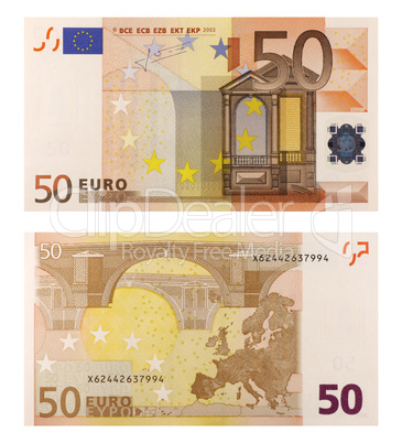 50 Euro Banknote