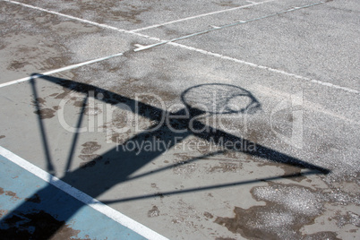 Basketball Hoop Shadow