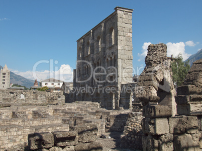 Roman Theatre Aosta