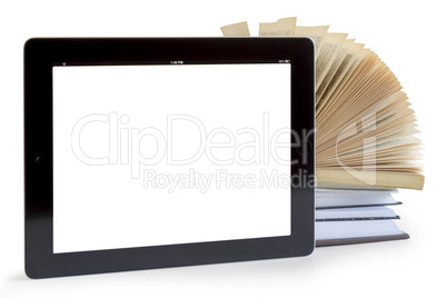 Open Books and iPad 3 concept