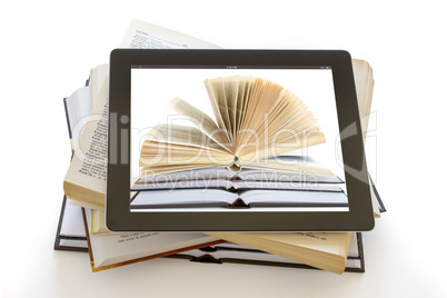 Open Books on iPad 3 concept