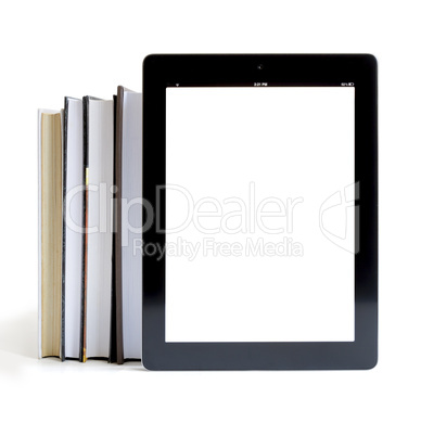 Books and iPad 3 concept