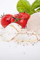 frische tomaten mozzarella mit Basilikum salat caprese