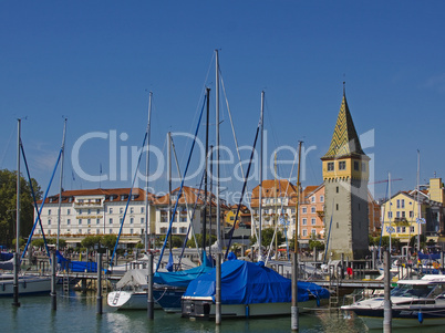 Lindauer Hafen mit Mangturm