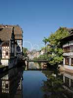 old house in the district of La Petite France in Strasbourg