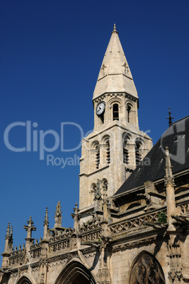 France, collegiate church of Poissy in Les Yvelines