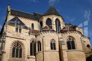 France, cathedral Saint Maclou in Pontoise