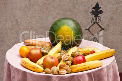 Obstteller, Fruit