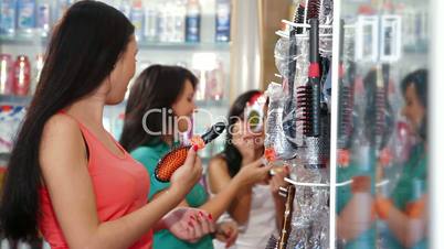 Women Shopping Cosmetics