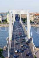 Budapest Traffic on Elizabeth Bridge