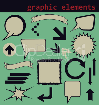 graphic elements set