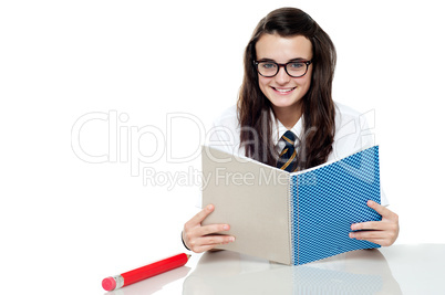 Intelligent student preparing for test