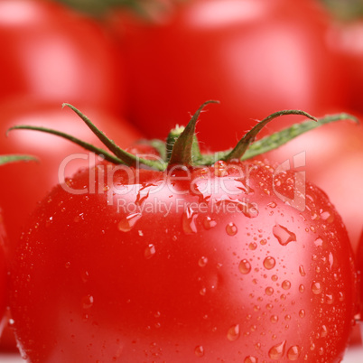 Nahaufnahme einer Tomate
