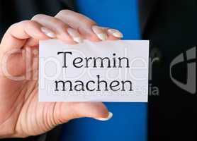 Termin machen