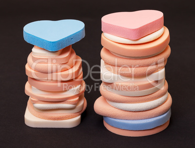 Variety Cosmetic Sponges