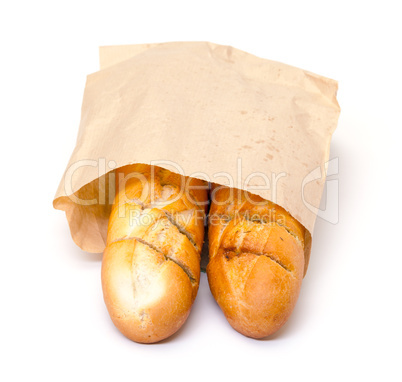 Delicious Baguette in Paper Bag