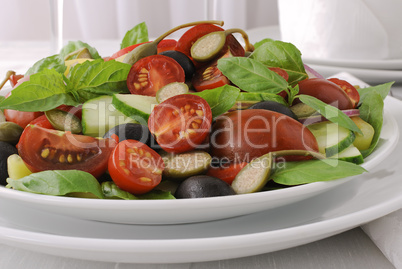 Salad of summer vegetables