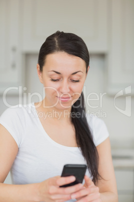 Woman using the mobile phone