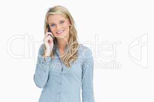 Woman on a call