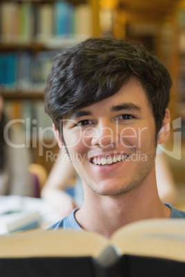 Man reading a book