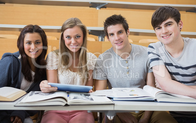 Students sitting at the lecture hall