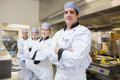 Team of Chef's in kitchen