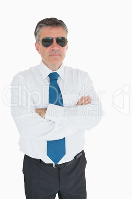 Businessman in sunglasses