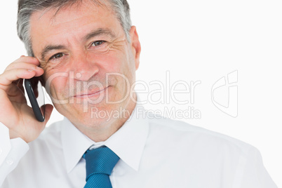 Businessman with phone