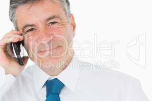 Businessman with phone