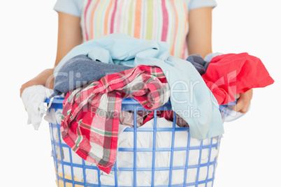 Full laundry basket