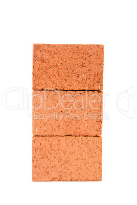 Carefully stacked bricks