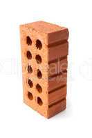 Standing clay brick with ten holes
