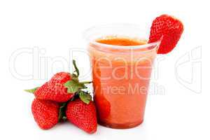 Strawberry smoothed