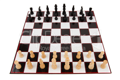 Chessboard fully set up