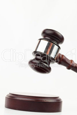 Hammer banging gavel