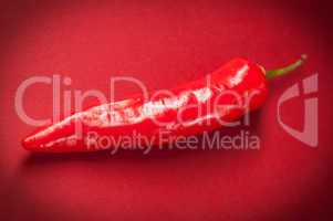 Red long chili pepper