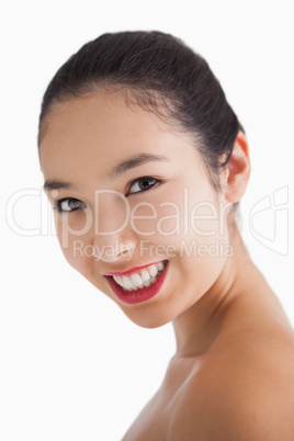 Young woman smiling