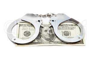 Handcuffs and money