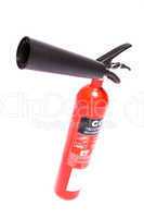 Red fire extinguisher