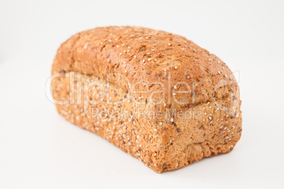 Brown loaf of bread