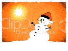 snowman card