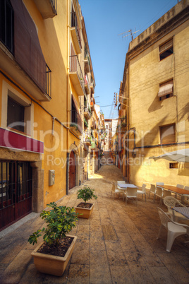 traditional old Spanish street