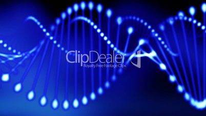 full HD Abstract blue DNA