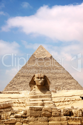 Sphinx and the Great Pyramid